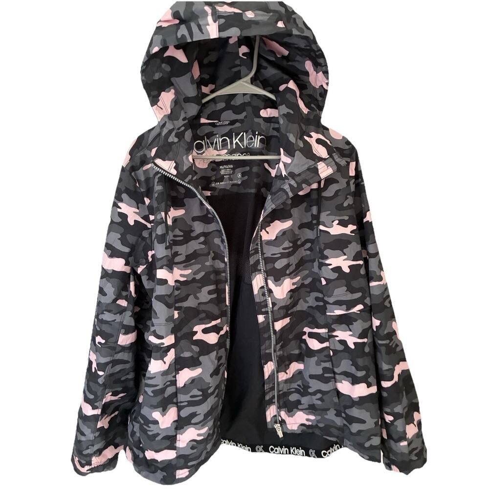 Kalvin Klein Performance Women’s Military Jacket Color pink/gray Size XL/TG/XG